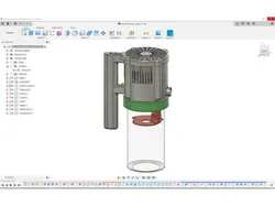 Bagless vacuum cleaner - battery power