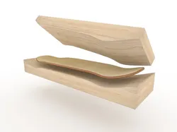cruiser skateboard mold- ready to be milled
