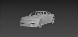 dodge charger srt 2020 3D Print Model in Automotive 332084