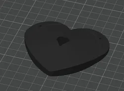 Heart keychain