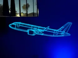 Huge a320 wall art! (Print in peices)