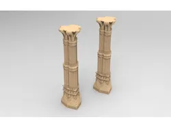 Large dwarf mine pillar, Moria, Erebor.