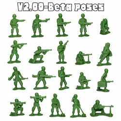 Lowpoly Armies: 5x5 Warfare! - DIY Board Game! - Army Men Complete collection
