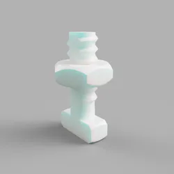 Parametric Nut and Bolt - Optimised for Printing
