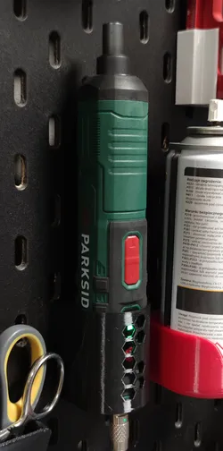 Parkside 4V Cordless Screwdriver Holder skadis board