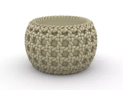 potted succulent and plants 3D print model