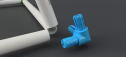 Russian Pyramid PVC Corner Joints 3D print model