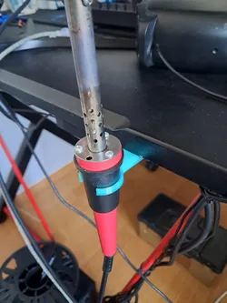 Screw-Mounted Soldering Iron Holder - Havya Tutacağı Lehim Makinesi Tutacağı