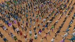 500 Posed People for ArchViz - Low Poly Style