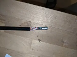 Aluminum tent pole ends.