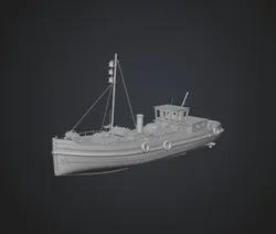 Canal Steam Tugboat
