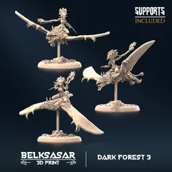 Characters & Creatures STL indir - Bos Terreur Naakt Set x3 - Belksasar 3DPrint