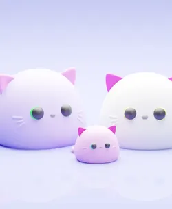 Characters & Creatures STL تنزيل - شبكة فوضى القطط المنضدية - Mesh Mayhem