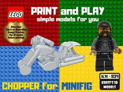 Chopper for Minifig