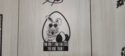 Cool Bunny - Easter Eggs - Funny