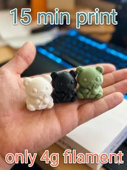 Cute Mini Panda – Fast Print Figurine