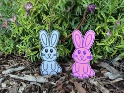 Decorative Bunny Garden Stake