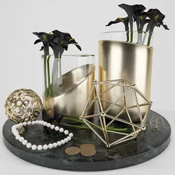 decorative set - calla lily