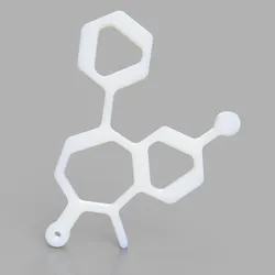 Diazepam Molecule Keychain