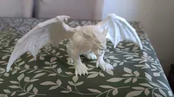 Gargoyle spreading wings