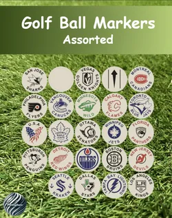 Golf - Golf Ball Marker - Assorted