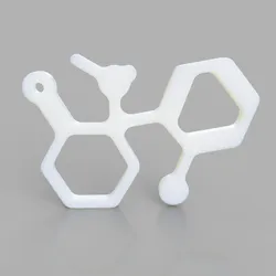 Horse Ketamine Molecule Keychain