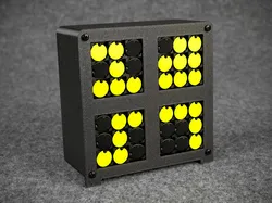 Modular Flip-Disc Clock Enclosure