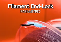 Spool‑Hole Filament End‑Lock SNAP Clip