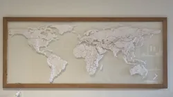 Topographic World Map