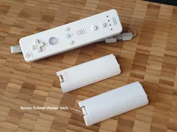Wii Remote Battery Cover (0.4mm Remix, 2 variants)