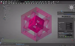 Working Print-in-Place Cube in Cube Gyro in FreeCAD with NEW!!! Simulation FreeCAD file included.