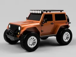 2-door JEEP Wrangler - fully printable