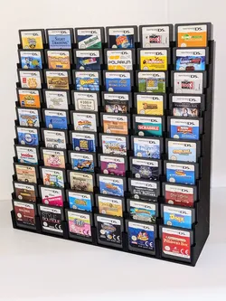 96 Models Nintendo DS Game Cart Retro Display Collection Holder Grid Tower Storage