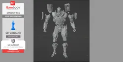 Adam Smasher - STL files for 3D Printing | Gambody Stock