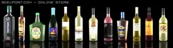 alcohol bottles