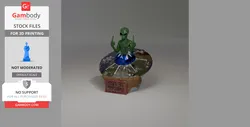 Alien Bust - STL files for 3D Printing | Gambody Stock