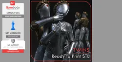 Atomic Heart Twins 3D Printing Figurine - STL files for 3D Printing | Gambody Stock