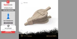 Bellows - STL files for 3D Printing | Gambody Stock
