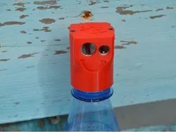 Bottle pencil sharpener (container)