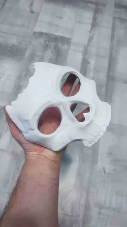 Cosplay STL Download - COD - MODERN WARFARE - GHOST OPERATOR MACE MASK - REDESIGNEDby XelPit
