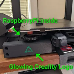 Creality Ender-3 S1 mod: OctoPi-friendly front panel