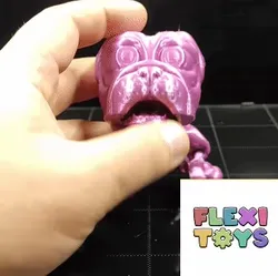 CUTE FLEXI PRINT-IN-PLACE DOG