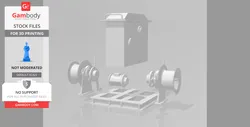 Damen anchor winch - STL files for 3D Printing | Gambody Stock