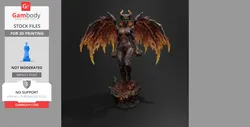 Dark Fantasy Goddess STL Bundle | Fire Demon Queen, Forest Dryad & Ocean Siren - STL files for 3D Printing | Gambody Stock