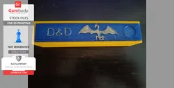 DnD Dice Case - STL files for 3D Printing | Gambody Stock