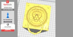 Door Knocker - STL files for 3D Printing | Gambody Stock