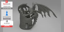 dragon - STL files for 3D Printing | Gambody Stock