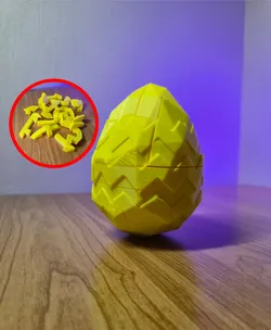 Easter Egg 3D Puzzle – 15 Piece Assembly Egg