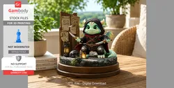 Fantasy Assassin Dragon - 3D Print Files | Gambody Stock