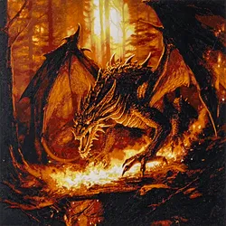 Fire Dragon HueForge